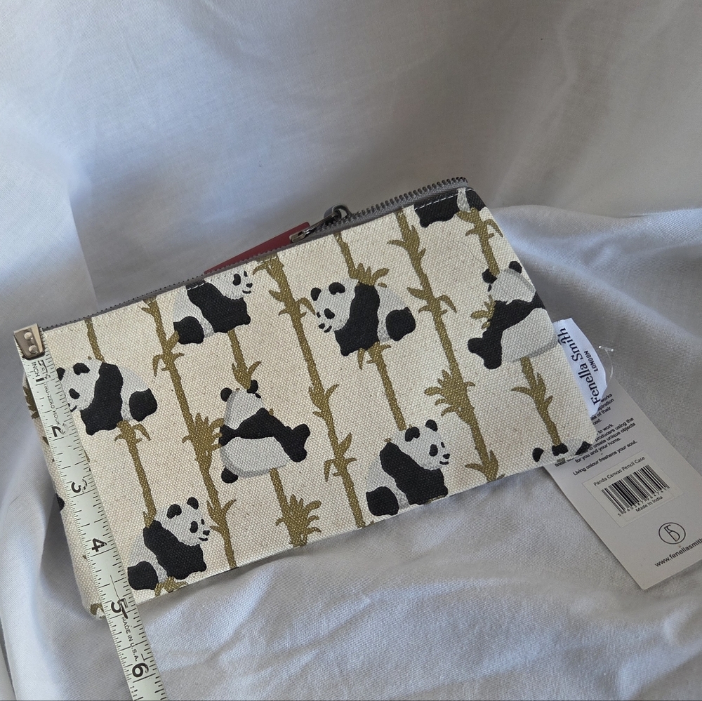 Panda Print Zipper Pouch